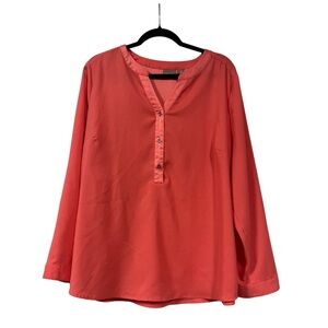 Chico's Vibrant Coral Blouse